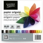 Galeria Papieru Papír na origami - 20 x 20 cm, mix barev, 100 ks – Sleviste.cz