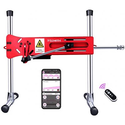 HiSmith HS13-APP Premium Sex Machine with Remote and App Red – Hledejceny.cz