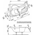 Vágnerplast Seléna 147 x 100 cm VPBA141SEL3PE-01/NO – Zboží Mobilmania