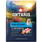Ontario Puppy & Junior All Breeds Monoprotein Turkey & Sweet Potatoes 2,25 kg – Hledejceny.cz