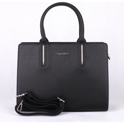 Flora & Co středně velká elegantní kabelka do ruky F9519 černá – Zboží Mobilmania