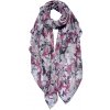 Šátek barevný dámský šátek s květy