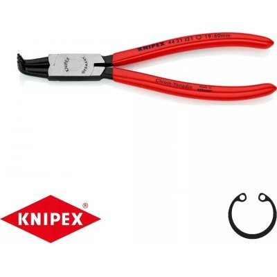 Kleště Knipex 44 21 J21 na pojistné vnitřní kroužky - zahnuté hroty – Zbozi.Blesk.cz
