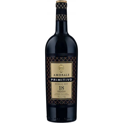 Amorale Primitivo 18 IGT Puglia 2024 18% 0,75 l (holá láhev) – Zboží Dáma