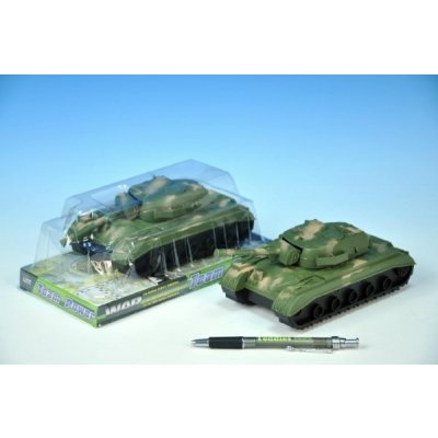 Teddies Tank plast 17 cm na setrvačník v krabičce