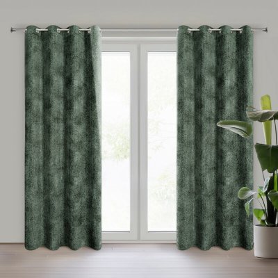 Takoy Závěs ALETA jednobarevný ze šenilu 135 x 250 cm-HF-453379 | 135 x 250 cm – Zboží Mobilmania