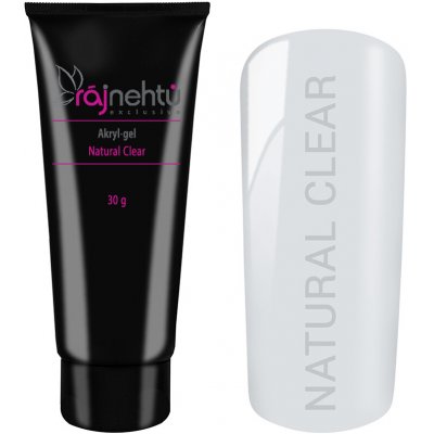 Ráj nehtů Akrylgel v tubě Natural Clear 30 g – Hledejceny.cz