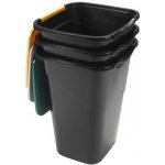 Heidrun Plastový odpadkový koš na tříděný odpad 3 x 50 l – Zboží Dáma