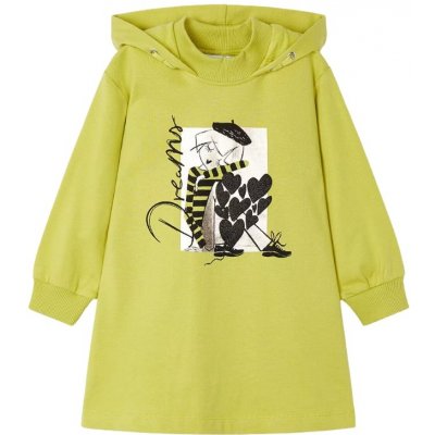 Mayoral dívčí šaty DR s kapucí zelená – Zboží Dáma