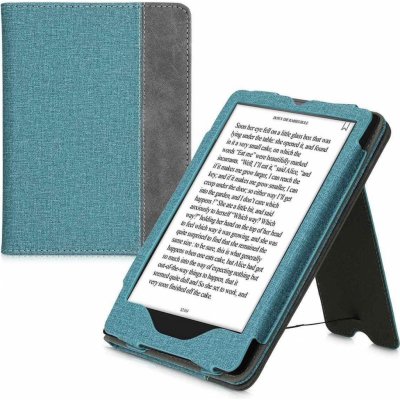 KW Mobile Double Leather KW5626104 Pouzdro pro Amazon Kindle Paperwhite 5 2021 šedá modrá 4063004422755 – Zboží Mobilmania