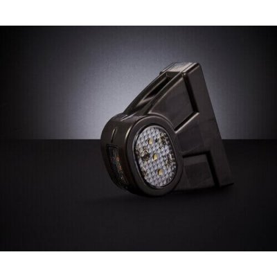 Multifunkční červené/bílé LED obrysové světlo (tykadlo) - 12V-24V, IP65, R10, R148 – Hledejceny.cz