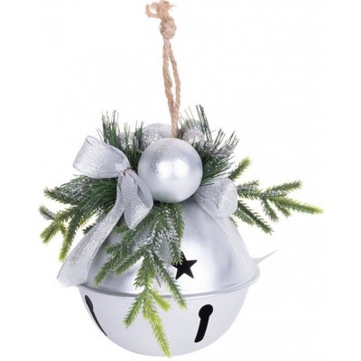 MagicHome Vánoční role 08x08x10 cm stříbrná – Hledejceny.cz