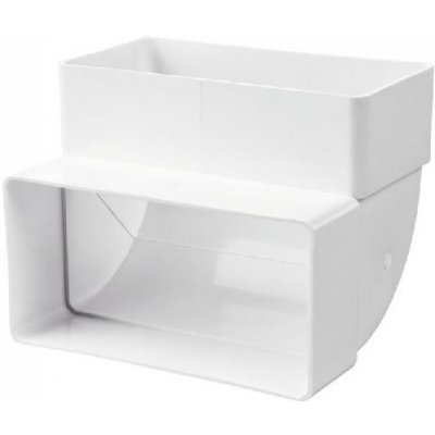 Vents Koleno pro čtyřhranné potrubí kolmé 204x60 mm PVC – Zboží Mobilmania