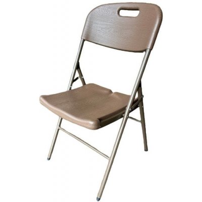 TENTino Skládací židle WOOD, světle hnědá – Zboží Mobilmania