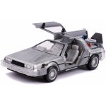 Jada Toys Back to the Future III Hollywood Rides Diecast Model DeLorean Time Machine 1:24 – Sleviste.cz