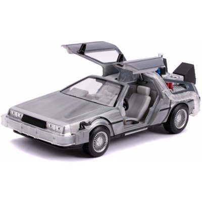 Jada Toys | Back to the Future III Hollywood Rides Diecast Model DeLorean Time Machine 1:24 – Zboží Mobilmania