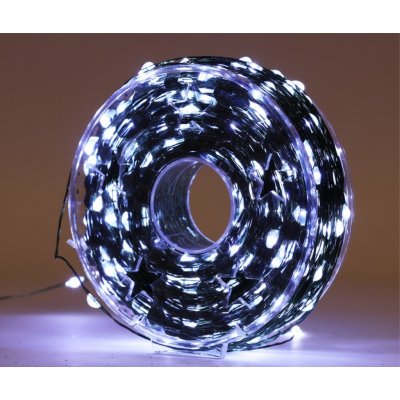 DENR Venkovní vánoční mikrořetěz 1000 LED 100m Barva: Teplá bíla – Hledejceny.cz
