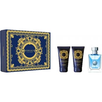 Versace pour Homme EDT 50 ml + balzám po holení 50 ml + šampon na vlasy a tělo 50 ml dárková sada