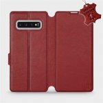 Pouzdro Mobiwear Luxusní flip Samsung Galaxy S10 Plus kožené Tmavě červené – Hledejceny.cz