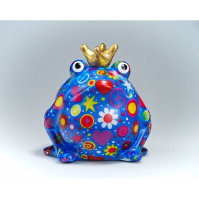 Pomme Pidou keramická pokladnička žába Freddy modrá M – Hledejceny.cz