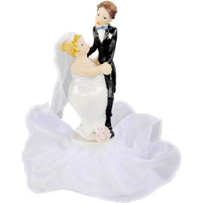 Novomanželé 17 cm - svatební figurky na dort - svatební figurky na dort - Modecor – Zboží Mobilmania
