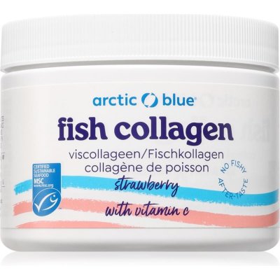 Arctic blue Fish Collagen + Vitamin C jahoda 150 g – Hledejceny.cz