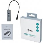 i-Tec USB-C Metal HUB 3 Port + Gigabit Ethernet C31METALG3HUB – Zboží Živě