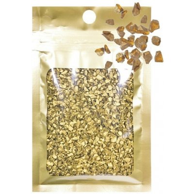 Anděl Dekorační skleněné kamínky - zlaté - 40 g - 2825 – Zboží Mobilmania