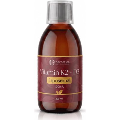 Herbatica Lipozomální Vitamín K2 + D3 200 ml – Hledejceny.cz