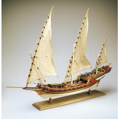 Amati Sciabecco pirátská loď 1753 kit 1:60