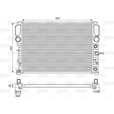 VALEO Radiator 701575 – Zboží Mobilmania