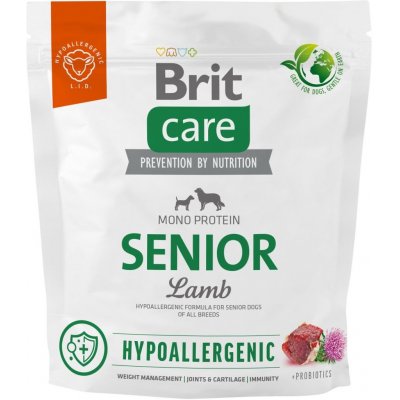 Brit Care Dog Hypoallergenic Senior Lamb 1 kg – Zboží Mobilmania