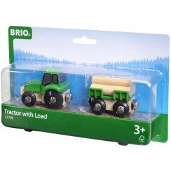 Brio Traktor s přívěsem a nákladem