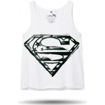 DC Superman Comics Ladies Tank Supergirl Flag