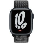 Apple Watch 41mm černo-sněhobílý provlékací sportovní řemínek Nike MPHW3ZM/A – Zboží Mobilmania