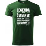 Pánské tričko Zrození legendy lahvově zelená – Hledejceny.cz