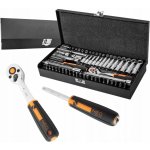 NEO gola sada 1/4", 63ks, plechový kufr 08-679 – Zboží Dáma