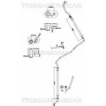 Vysokotlaké / nízkotlaké vedení, klimatizace TRISCAN 9010 23023 (901023023) | Zboží Auto
