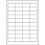 Image Label samolepicí etikety 48,5x25,4mm/100archů, Bílé, 40etiket/arch – Zboží Dáma