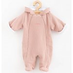 New Baby Zimní kojenecká kombinéza s kapucí Frosty pink – Hledejceny.cz