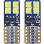 LED CANBUS 8SMD 2835 T10e (W5W) White 12V / 24V, AMiO 01635 – Hledejceny.cz