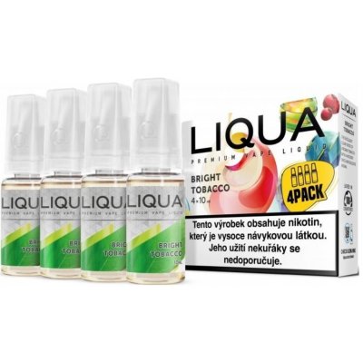 Ritchy Liqua Elements 4Pack Bright tobacco 4 x 10 ml 18 mg