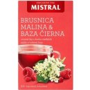 Mistral Exclusive Aromatizovaný ovocný čaj s příchutí Brusinka malina erný bez 20 x 2 g