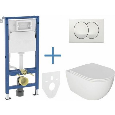 Geberit kielle Duofix Delta s tlačítkem Delta Zero,458.103.00.1 W2 – Zboží Dáma