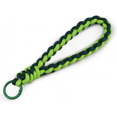 Prima-obchod Splétaný přívěsek na mobil / klíčenka s karabinou, barva 6 zelená – Zboží Živě