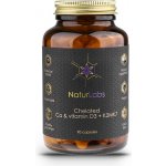NaturLabs Vápník chelátotvý + D3 + K2 MK7 90 kapslí – Hledejceny.cz