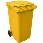 J.A.D. Tools popelnice plastová, 240L, žlutá – Zboží Mobilmania