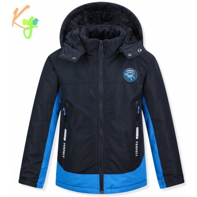 KUGO Chlapecká zimní bunda BU609 tmavě modrá tmavě – Hledejceny.cz