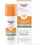 Eucerin Oil Control ochranný krémový gel na opalování na obličej SPF50+ středně tmavý 50 ml – Zboží Dáma