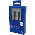 O2 196134 USB-C / USB-C, 30cm, černý – Zboží Mobilmania